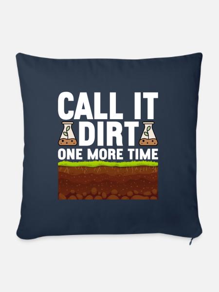 Bodenwissenschaftler Soil Science - Sofakissen mit Füllung 45 x 45 cm - Navy