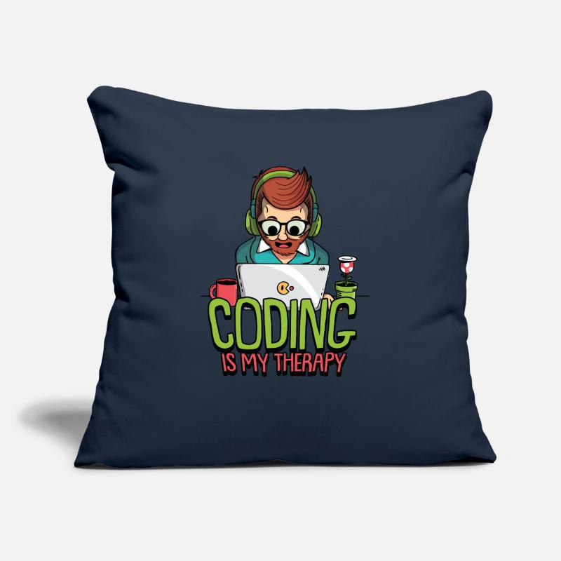 Hacking Programmierer Hacker Code Coding Geschenk Sofakissen mit Füllung 45 x 45 cm