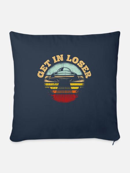 Get in Loser - Sofakissen mit Füllung 45 x 45 cm - Navy