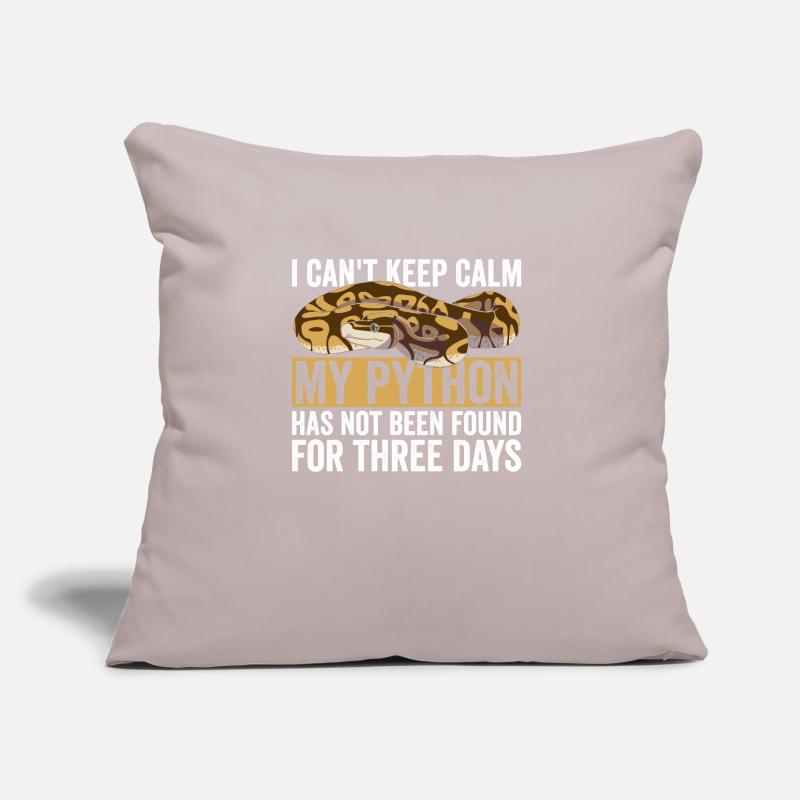 Königspython Boule de banane Python Coussin et housse de 45 x 45 cm