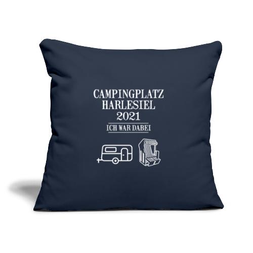 Campingplatz 2021 - Sofakissen mit Füllung 44 x 44 cm