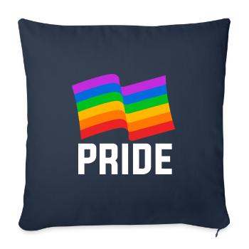 PRIDE Flag - Sofakissen mit Füllung 45 x 45 cm - Navy - Vorne