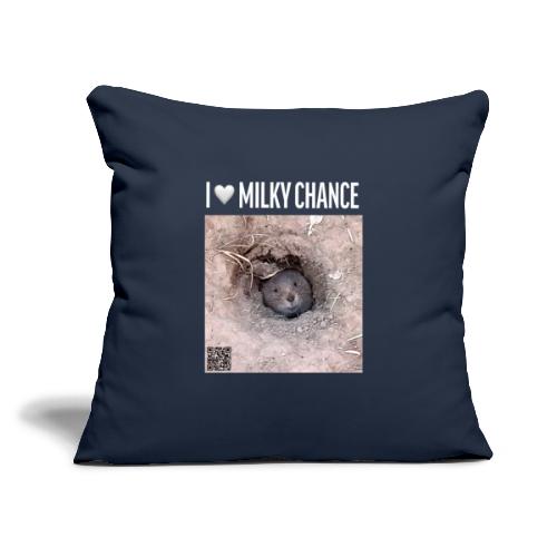 I love Milky Chance - Sofapude med fyld 45 x 45 cm