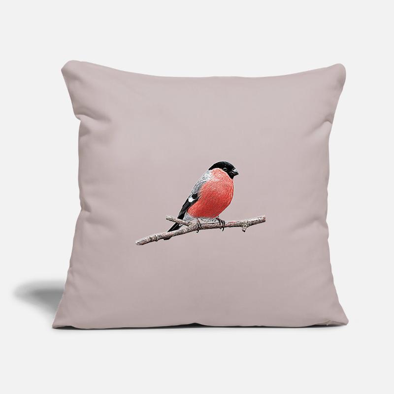 Dompaff oder Gimpel Sofakissen mit Füllung 45 x 45 cm