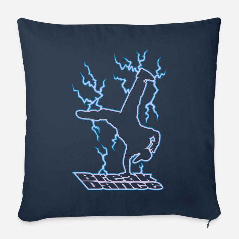 Electric breakdance - Sofakissen mit Füllung 45 x 45 cm - Navy