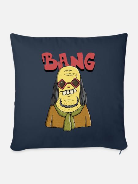 Bang - Sofakissen mit Füllung 45 x 45 cm - Navy