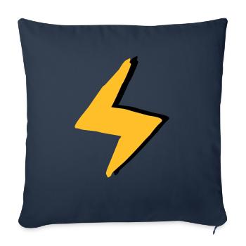 Flash avec des super pouvoirs - Costume - Coussin et housse de 45 x 45 cm - bleu marine - Devant