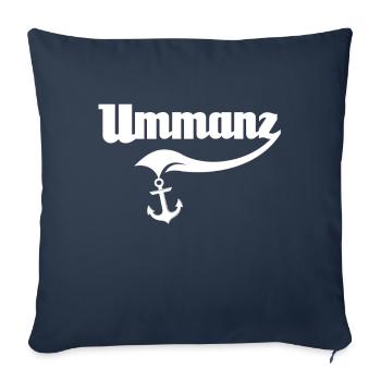 Ummanz Souvenir Ostsee - Sofakissen mit Füllung 45 x 45 cm - Navy - Vorne