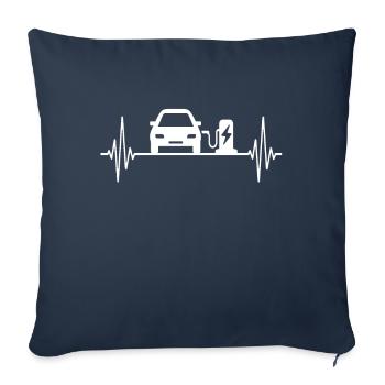 Eauto ECG E-Car Electric Car - Sofa pillow with filling 45cm x 45cm - navy - Front
