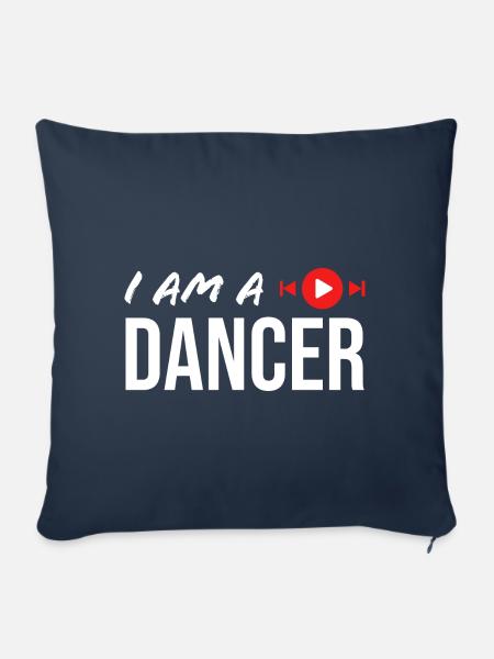 I AM A DANCER - Sofakissen mit Füllung 45 x 45 cm - Navy