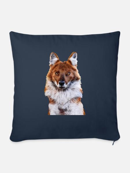 Schakal - Sofakissen mit Füllung 45 x 45 cm - Navy