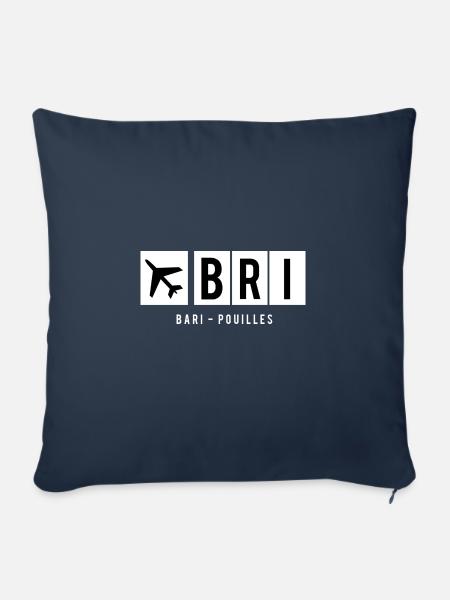 BARI AIRPORT - Sofakissen mit Füllung 45 x 45 cm - Navy