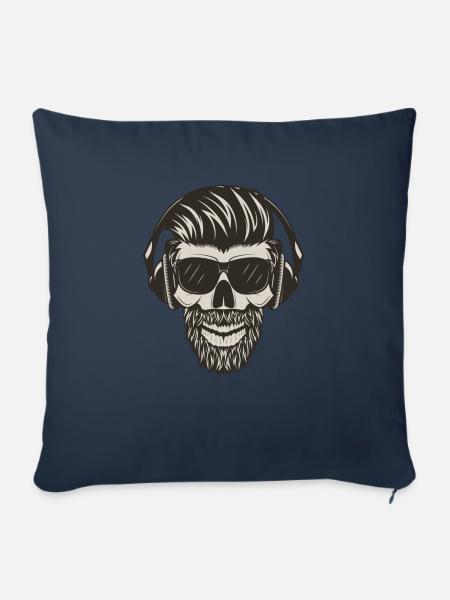 skull - Sofakissen mit Füllung 45 x 45 cm - Navy