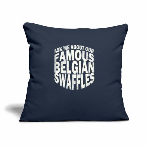 Famous Belgian Swaffles - Bankkussen met vulling 45 x 45 cm