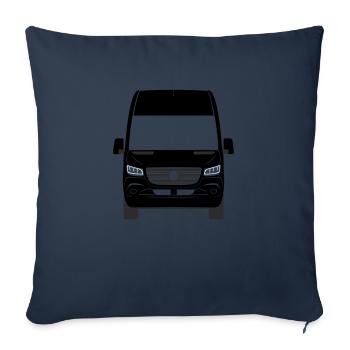 Sprinter W907 W910 avant - couleur changeable - Coussin et housse de 45 x 45 cm - bleu marine - Devant