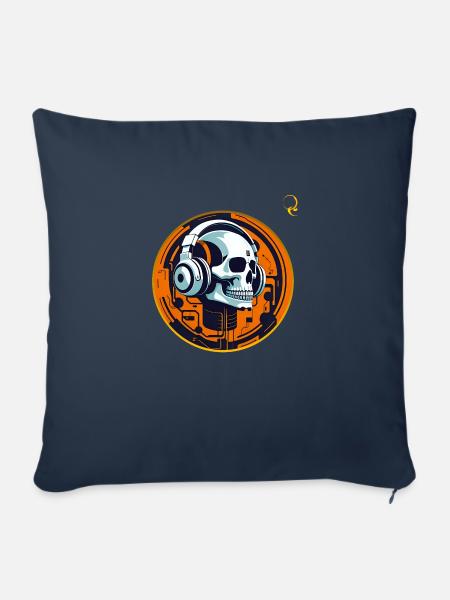 KLANG DES TODES - Sofakissen mit Füllung 45 x 45 cm - Navy