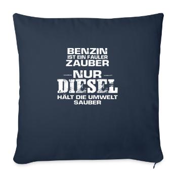 DIESEL POWER - Sofakissen mit Füllung 45 x 45 cm - Navy - Vorne