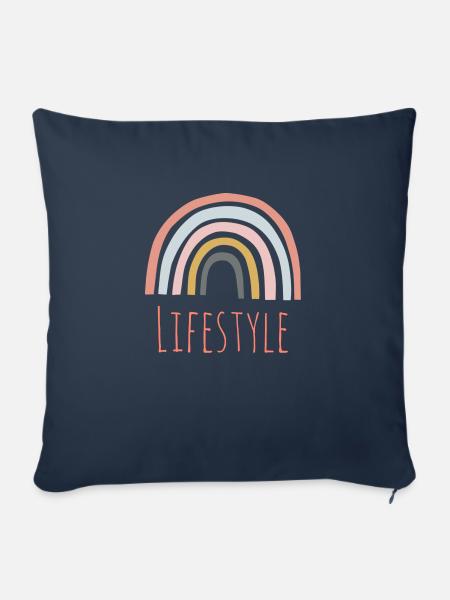 Lifestyle - Sofakissen mit Füllung 45 x 45 cm - Navy
