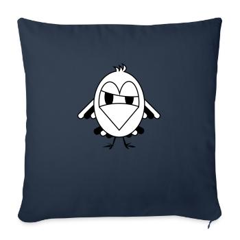 Veerre - Sofa pillow with filling 45cm x 45cm - navy - Front