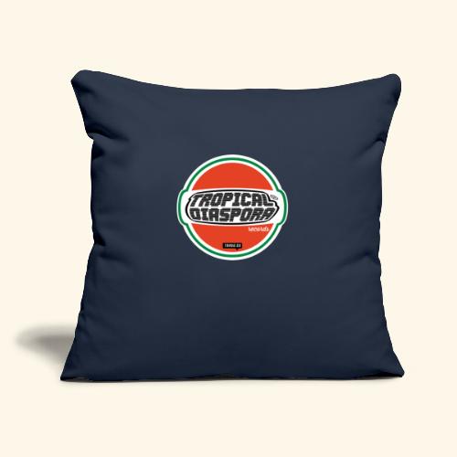 The Tropical Diaspora Fish Eye Logo - Poduszka na kanapę z wkładem 45 x 45 cm