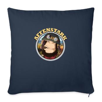 shirt 1 Affenstark - Sofakissen mit Füllung 45 x 45 cm - Navy - Vorne