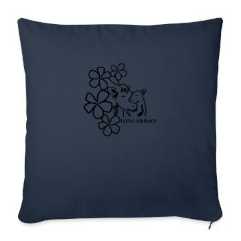 Mutterliebe Kuh - Sofakissen mit Füllung 45 x 45 cm - Navy - Vorne