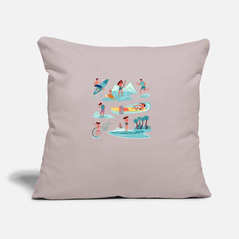Water activities Sofa pillow with filling 45cm x 45cm