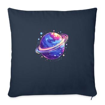 Planet - Sofa pillow with filling 45cm x 45cm - navy - Front