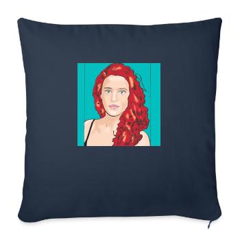 JuliaHawthorne - Sofakissen mit Füllung 45 x 45 cm - Navy - Vorne