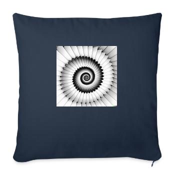 Fibonacci - Sofakissen mit Füllung 45 x 45 cm - Navy - Vorne