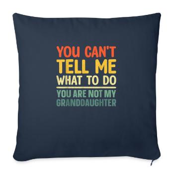 Lustige Opa Kunst Für Großvater Gramps Männer Mohn - Sofakissen mit Füllung 45 x 45 cm - Navy - Vorne