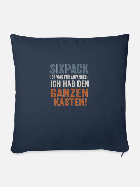 Sixpack - Sofakissen mit Füllung 45 x 45 cm - Navy
