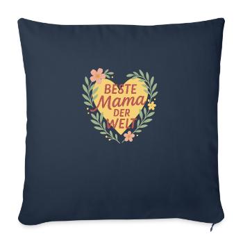 Beste Mama der Welt - Sofakissen mit Füllung 45 x 45 cm - Navy - Vorne