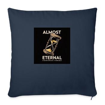 Almost Eternal - Vintage - Sofa pillow with filling 45cm x 45cm - navy - Front