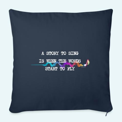 INTENSIA WORDS TO THINK OR TO SING BOOK MERCH - Sofa pillow with filling 45cm x 45cm
