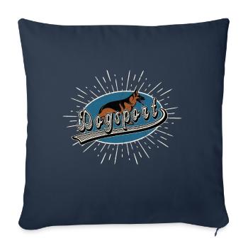 Vintage Dogsport Deutscher Schäferhund Motiv IGP - Sofakissen mit Füllung 45 x 45 cm - Navy - Vorne