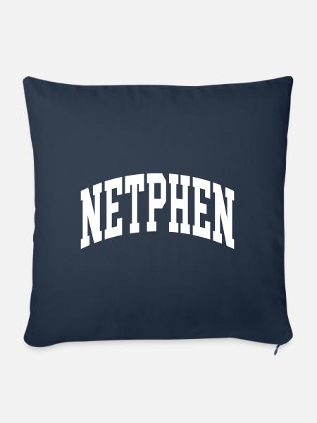 Netphen - Sofakissen mit Füllung 45 x 45 cm - Navy