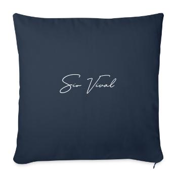 Sir Vival - Sofakissen mit Füllung 45 x 45 cm - Navy - Vorne