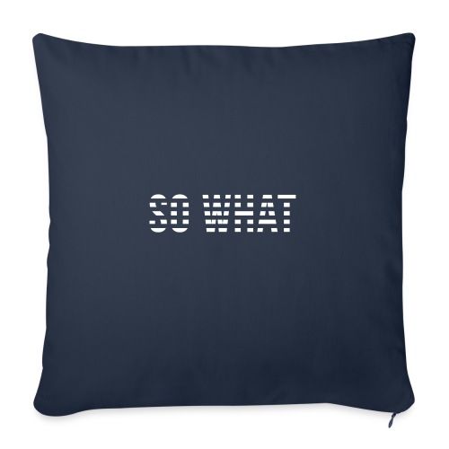 SO WHAT Miles Davis - Poduszka na kanapę z wkładem 45 x 45 cm