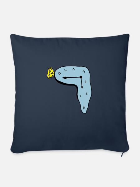 uhr - Sofakissen mit Füllung 45 x 45 cm - Navy