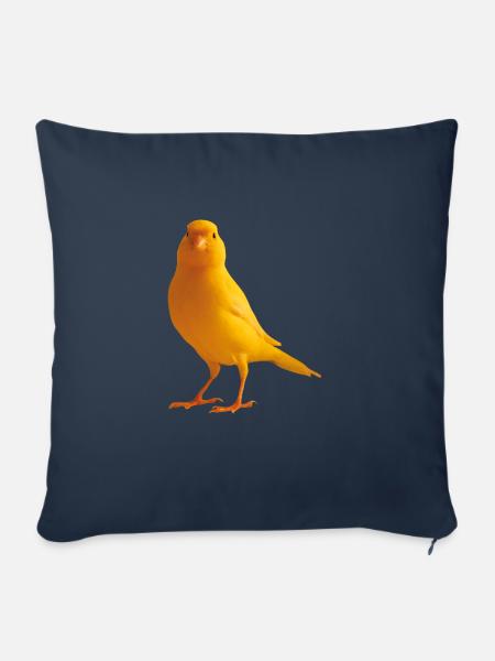 Kanarienvogel yellow bird - Sofakissen mit Füllung 45 x 45 cm - Navy