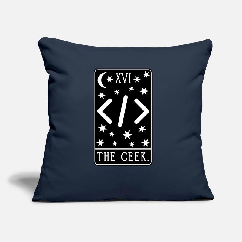 Carte de Tarot Programmeur - Code de développeur Coding Geek Coussin et housse de 45 x 45 cm