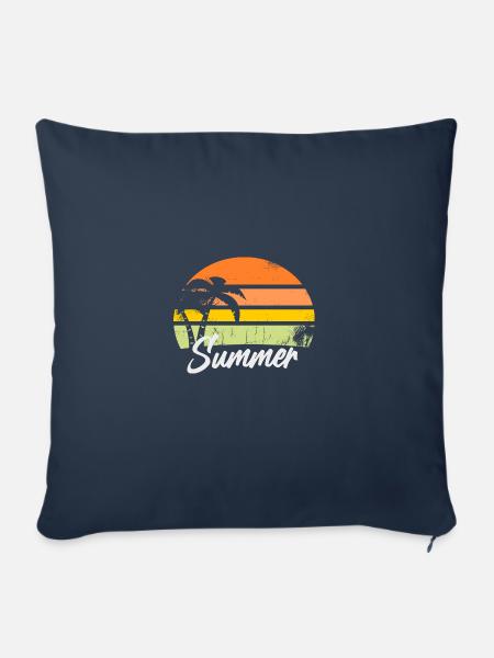 summer - Sofakissen mit Füllung 45 x 45 cm - Navy