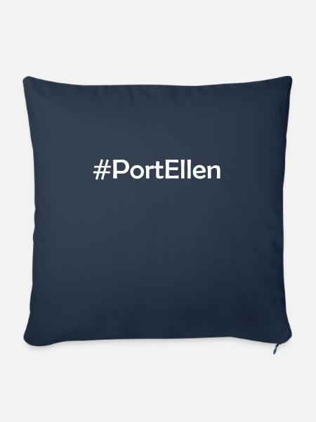 #Port Ellen - Sofakissen mit Füllung 45 x 45 cm - Navy