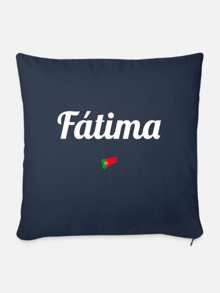 Fatima - Sofakissen mit Füllung 45 x 45 cm - Navy