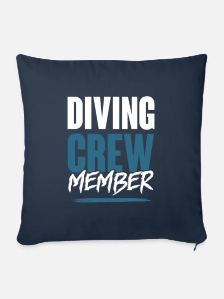 Diving Crew - Sofakissen mit Füllung 45 x 45 cm - Navy