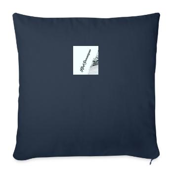 Capture d’écran 20221114 205828 Instagram - Coussin et housse de 45 x 45 cm - bleu marine - Devant