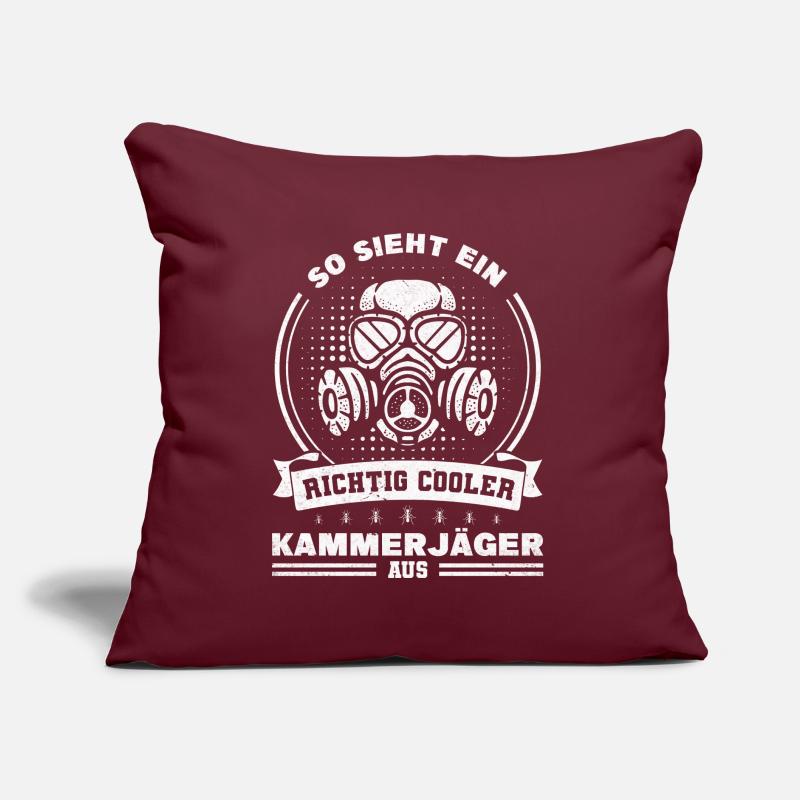 Kammerjäger Schädlingsbekämpfer Sofakissen mit Füllung 45 x 45 cm