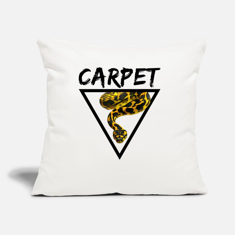 Carpet Python Geometric Snake Owner Sofa pillow with filling 45cm x 45cm