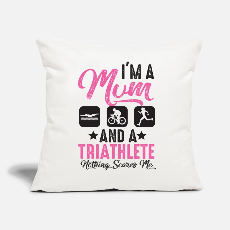 Ich Bin Eine Mutter Und Ein Triathlet Sofakissen mit Füllung 45 x 45 cm